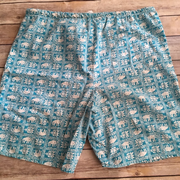 Vintage Justin Allen elephant print shorts - Picture 5 of 7